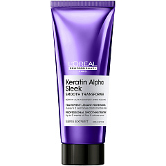 Разглаживающий уход для непослушных, пористых волос Keratin Alpha Sleek, 200 мл