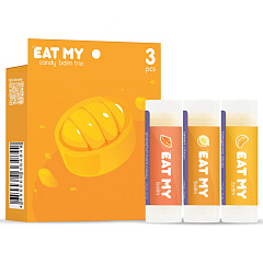 Набор бальзамов для губ "Цитрусовые капли"