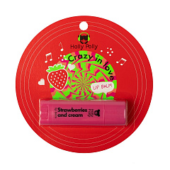 Бальзам для губ Crazy in Love "Клубника со сливками", 4,8 гр