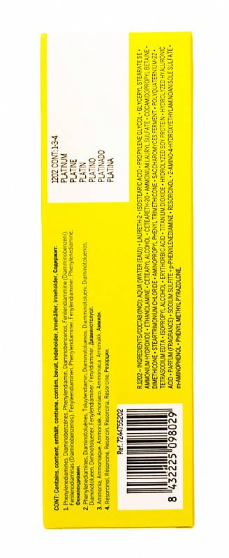 картинка 1222MN Перманентный краситель Colorsmetique Intense Blonde Радужный блондин, 60 мл