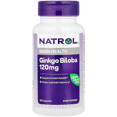 Гинкго Билоба, 60 капсул х 120 мг
