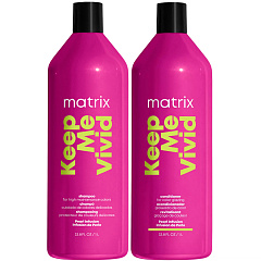 Набор для волос Keep Me Vivid: шампунь, 1000 мл + кондиционер, 1000 мл