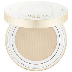 Тональный кушон Glow Cushion "Прозрачное свечение", тон 21N Fair Light Beige, 14 гр