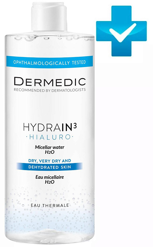 Мицеллярная вода Гидреин 3 Гиалуро Hialuro Micellar Water H20, 500 мл