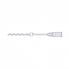 Нить стерильная рассасывающаяся из полидиоксанона SCREW 26G-60мм, упаковка 10 шт
