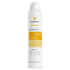 Солнцезащитный водостойкий прозрачный спрей для тела Transparent Spray SPF50, 200 мл