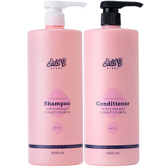 Набор для укрепления и защиты волос: шампунь, 1000 мл + кондиционер, 1000 мл