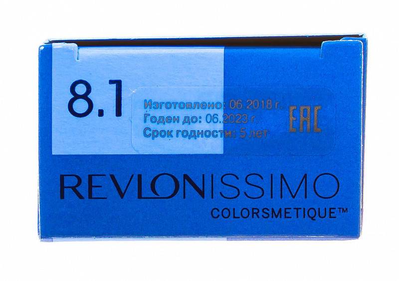 картинка 8.1 Перманентный краситель Revlonissimo Colorsmetique Светлый Блондин Пепельный, 60 мл