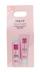 Дорожный набор "Purify-Volume", шампунь 100 мл + кондиционер 75 мл