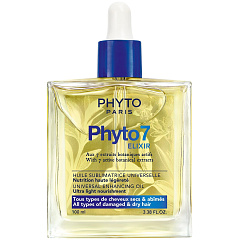 Питательное масло для сухих и поврежденных волос Elixir Phyto 7, 100 мл