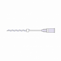 Нить стерильная рассасывающаяся из полидиоксанона SCREW 27G-50мм, упаковка 10 шт
